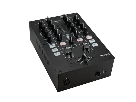 OMNITRONIC PM-202FX 2-Kanal-DJ-Mixer mit Filter	 FX und Bluetooth